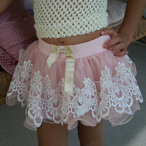 Shirts & Tops Pink Baby Girl Skirt Poshmark